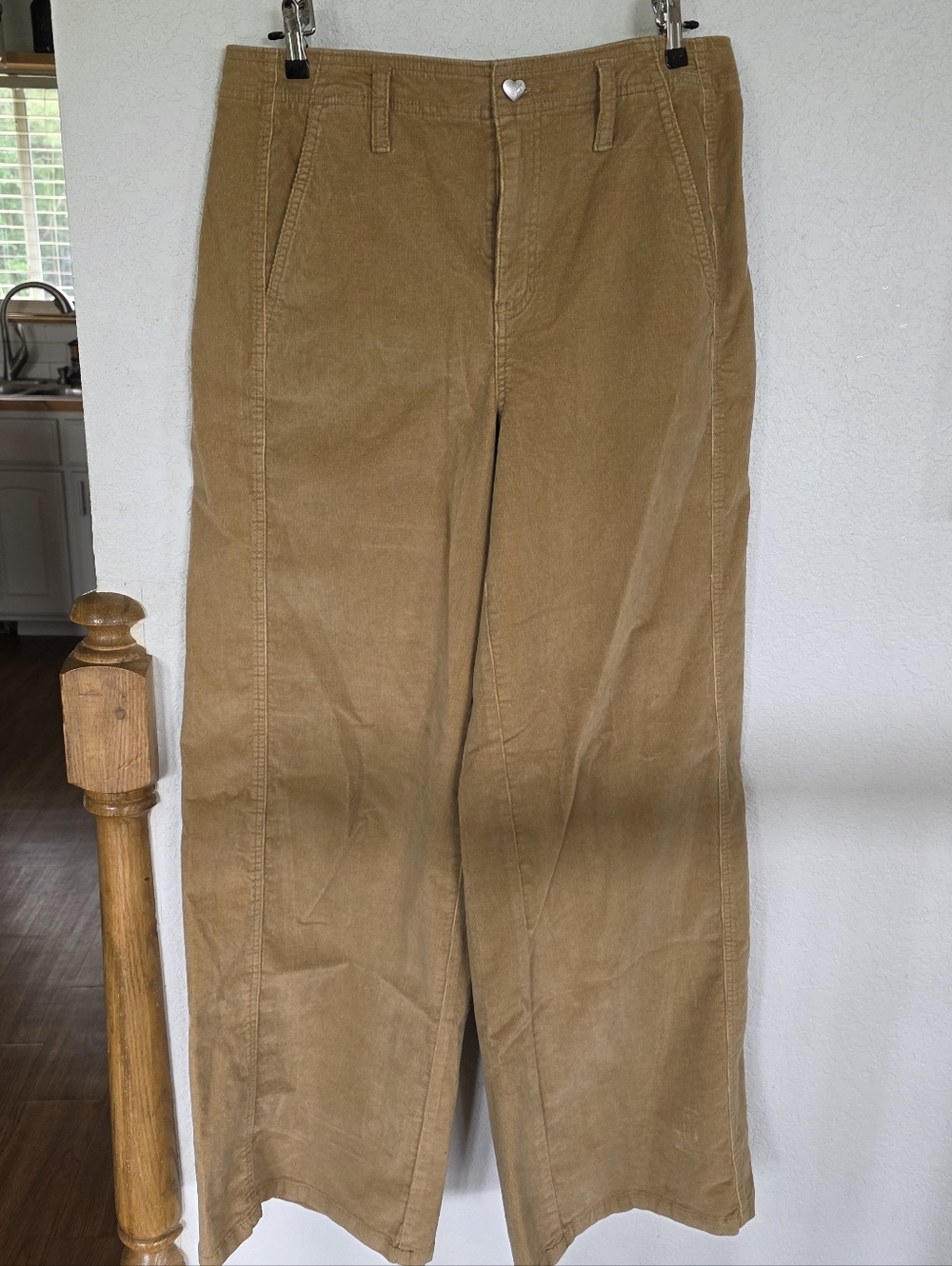 Celebrity Pink Suze 11/30 Corduroy Pants in Camel